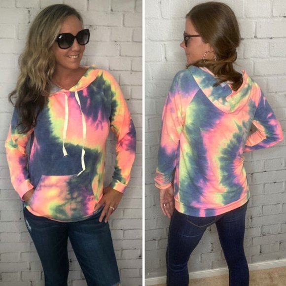 Tops - Tie Dye Hoodie